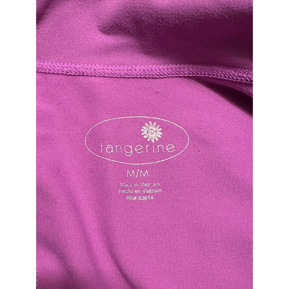 Tangerine Women’s Pink Zip Up Activewear Jacket Mesh Size Medium - Picture 3 of 7